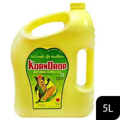 ASHWIN KORNDROP REFIND CORN OIL 5 LTR