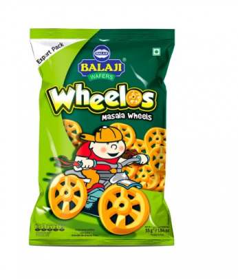 BALAJI WAFERS WHEELOS 55G