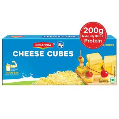 BRITANNIA CHEESE CUBES 200G