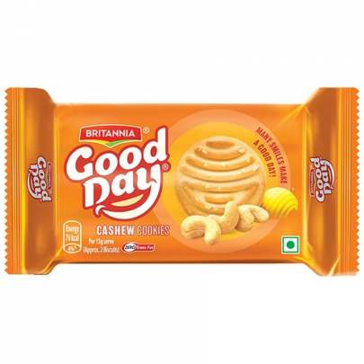 BRITANNIA GOOD DAY CASHEW COOKIES MRP 120