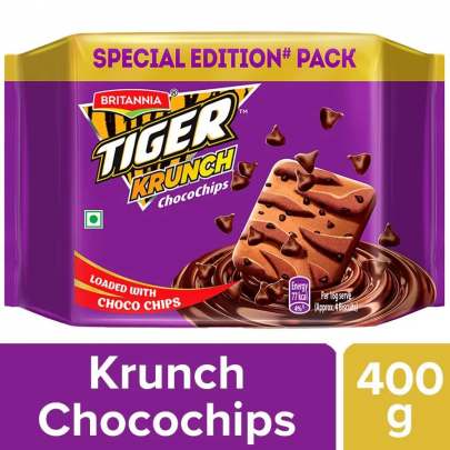 BRITANNIA TIGER KRUNCH CHOCOCHIPS 400G