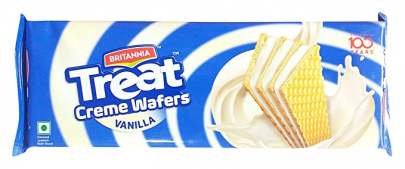 BRITANNIA TREAT CREME WAFERS VANILLA75G