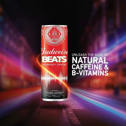 BUDWEISER BEATS ENERGY DRINK 250ML
