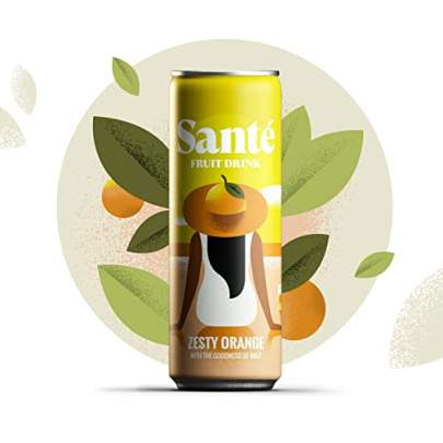 BUDWEISER SANTE ORANGE  DRINK 250 ML