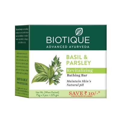 biotique  Basil & Parsley Revitalizing Bathing Bar