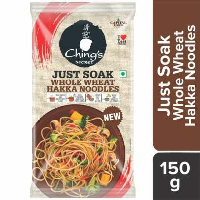 CAPITAL FOODS CHING S  SOAK WHOLE WHEAT HAKKA NOODLES 150GM