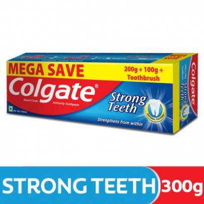 COLGATE STRONG TEETH 200G+100GTOOTHBRUSH