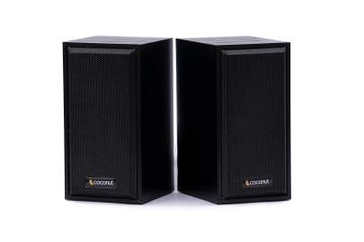 Coconut US02 USB Wooden Speaker USB Powered; Plug and Play - Black