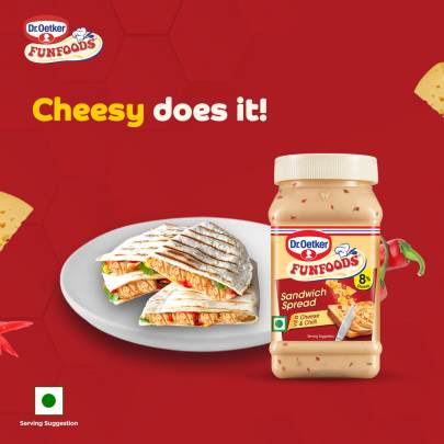 DR OETKER SANDWICH SPREAD VEG CHEEE AND CHILLI 250G 