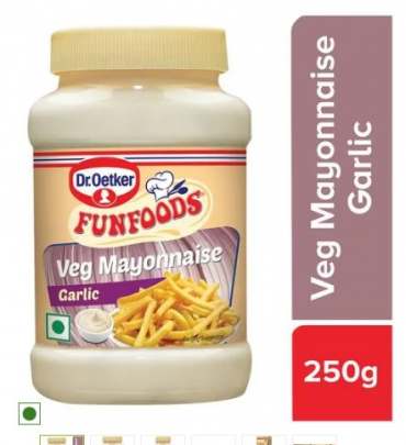 DR OETKER VEG MAYONNAISE GARLIC 250G
