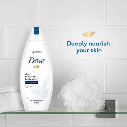  Dove Deep Moisture Body Wash, 250 ml