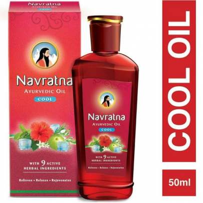 EMAMI  NAVRATNA AYURVEDIC OIL COOL 45ML