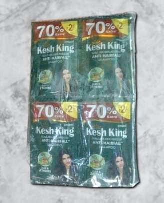 Emami Kesh King Anti-Hairfall Shampoo With Aloe & 21Hearbs, 6 ml With 16 pcs