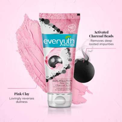 Everyuth naturals Anti-polltion Charcol Scrub, 100g