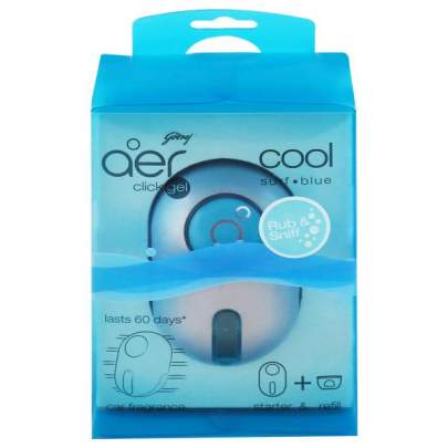 GODREJ AERCAR REFILL GEL COOL SURF BLUE