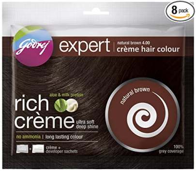 GODREJ EXPERT CREME NATURAL BROWN PACK MRP 33