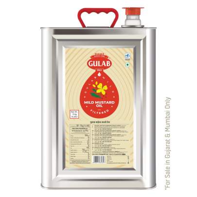 GULAB MILD MUSTRAD OIL 15 KG TIN
