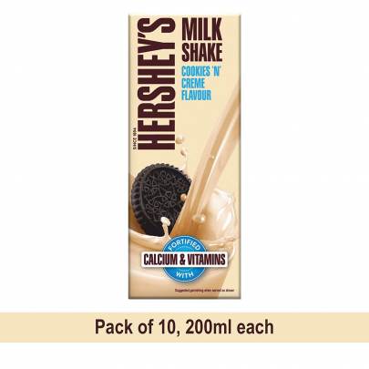 HERSHEYS MILK SHAKE COOKIES CREME FLAVOUR 200 ML