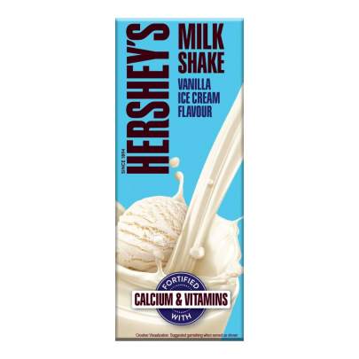 HERSHEYS MILK SHAKE VANILLA LCE CREAM FLAVOUR  200ML