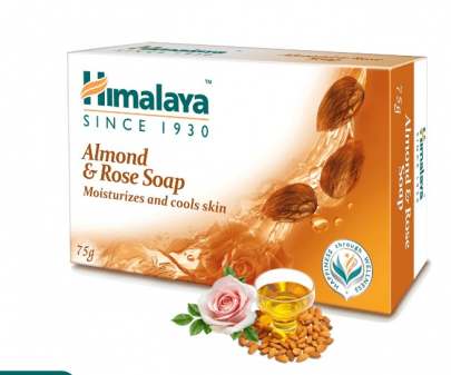 HIMALAYA ALMOND AND ROSE SOAP 125G