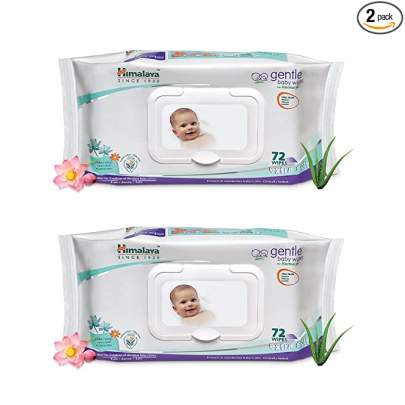HIMALAYA BABY WIPES 72 WIPS