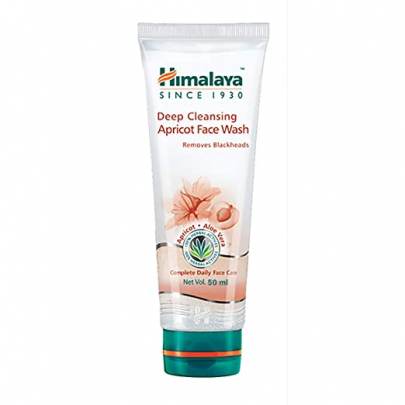 HIMALAYA DEEP CLEANSING APRICOT FACE WASH 50ML