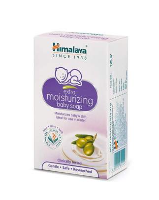 HIMALAYA EXTRA MOISTURIZING BABY SOAP 125G