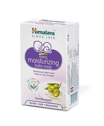 HIMALAYA EXTRA MOISTURIZING BABY SOAP 75G