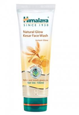 HIMALAYA NATURAL GLOW KESAR FASE WASH 100ML