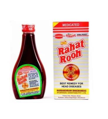 Harbanshram Ayurvedic Rahat Rooh Tel / Oil 200ml Free Shipping