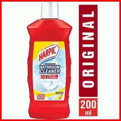 Harpic Disinfectant Bathroom Cleaner 10x BETTER CLAENING 200 ML NA  (200 ml)