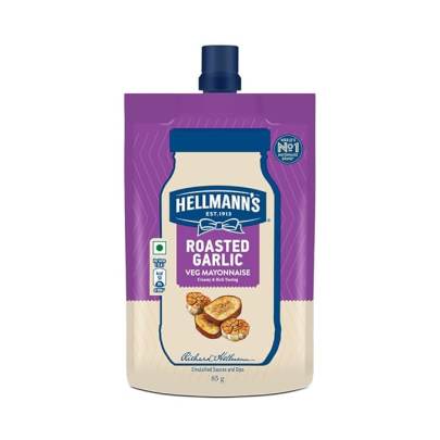 Hellmann's Roasted Garlic Veg Mayonnaise ,85 gm