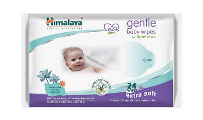 Himalaya Gentle Baby Wipes, 24N