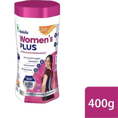 Horlicks Women's Plus - Caramel, 400 g Jar