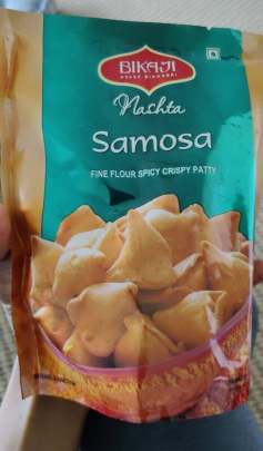 Hover over image to zoom in  Bikaji Nashta Samosa 200g