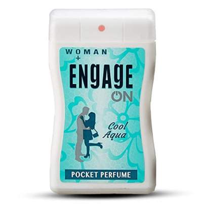 ITC ENGAGE ON WOMAN + COOL AQUA POCKET PERFUME 17ML