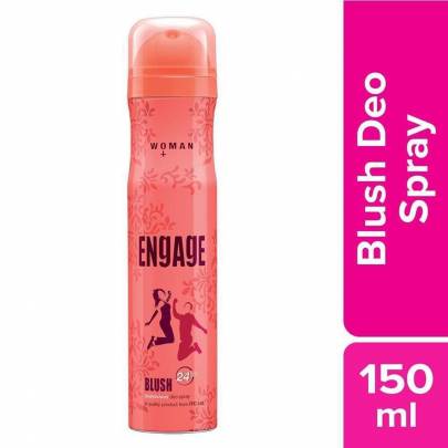 ITC ENGAGE WOMAN + BLUSH BODYLICIOUS DEO SPRAY 150/100G