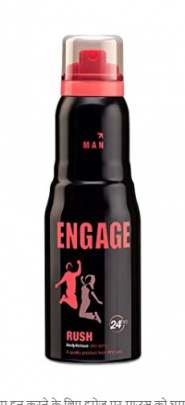 ITC ENGANGE MAN RUSH BODYLICIOUS DEO SPRAY 150ML/ 100G