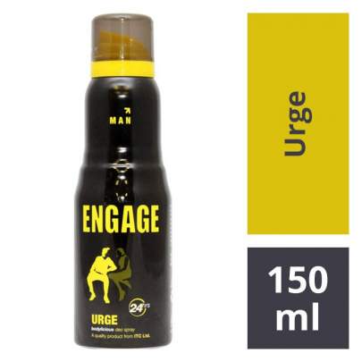 ITC ENGANGE MAN URGE BODYLICIOUS DEO SPRAY 150ML 100G