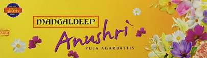 ITC MANGALDEEP PUJA AGARBATTIS ANUSHRI GOLDEN CHAMPA