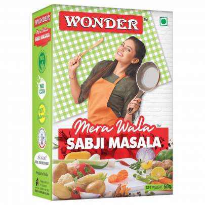 J.P FOODS WONDER SABJI MASALA 50GM