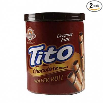 JAYELBEE TITO CHOCOLATE WAFER ROLL 250G