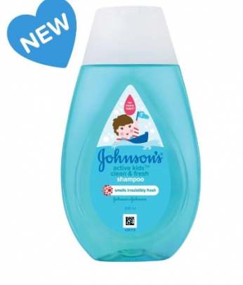 JOHNSONS ACTIVE KIDS CLEAN AND FRESH SHAMPOO 100ML