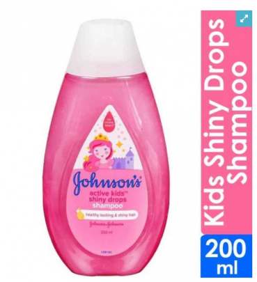 JOHNSONS ACTIVE KIDS SHINY DROPS SHAMPOO 200ML
