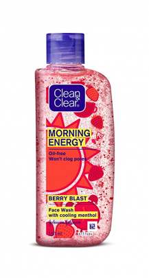 JOHNSONS CLEAN CLEAR MORNIG ENERGY BERRY BLAST FACE WASH 100ML