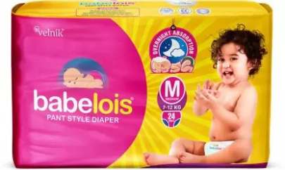 KAVERI VELNIK BABELOIS PANT STYLE DIAPER M-24 MRP260