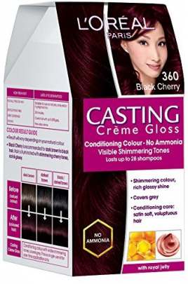 LOREAL CASTING CREAM GLOSS 3.60 BLACK CHEERY MRP 550