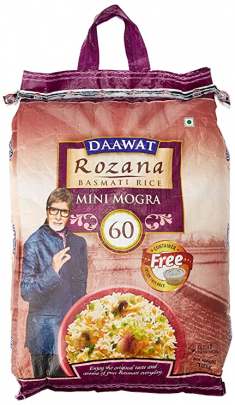 LT FOODS  ROZANA MINI MOGRA BASMATI RICE 10KG