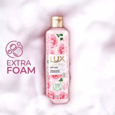 Lux Body Wash, Soft Rose & Almond Oil, 245ml