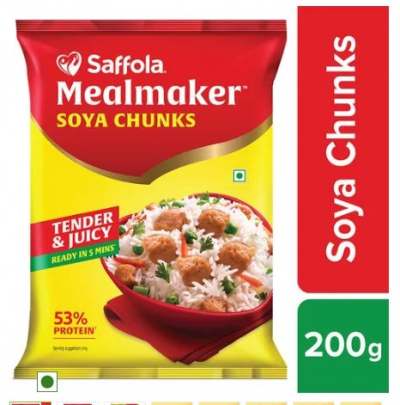 MARICO SAFFOLA MEALMAKER SOYA CHUNKS 200G